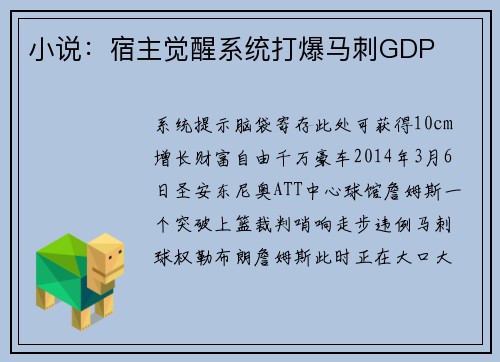 小说：宿主觉醒系统打爆马刺GDP